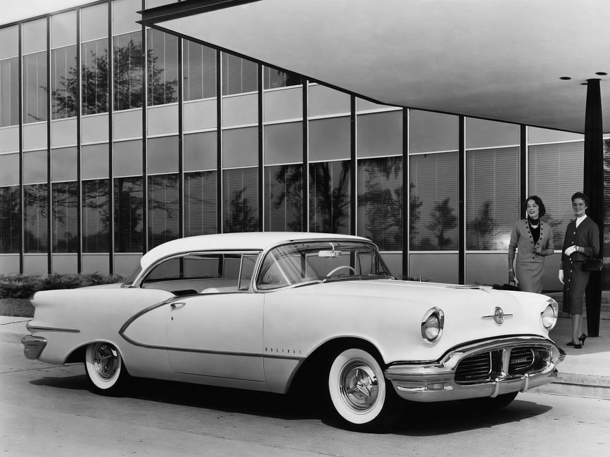 Oldsmobile Ninety Eight 1954. Bodywork, Exterior. Coupe, 3 generation