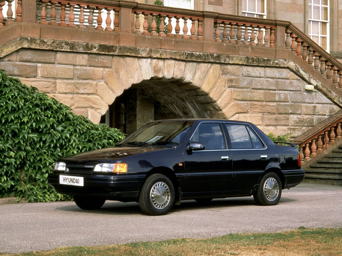 Hyundai Pony 1989. Bodywork, Exterior. Sedan, 4 generation