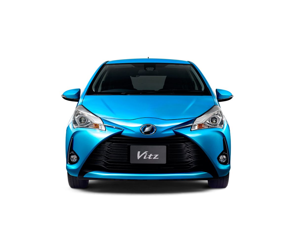 Toyota Vitz 2014. Bodywork, Exterior. Mini 5-doors, 3 generation, restyling