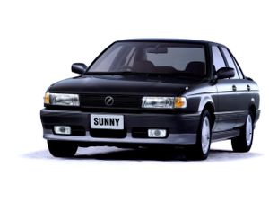 Nissan Sunny 1990. Carrosserie, extérieur. Berline, 7 génération