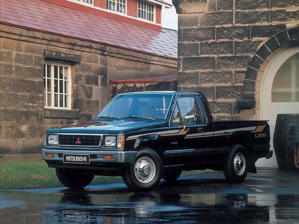 Mitsubishi L200 1986. Carrosserie, extérieur. 1 pick-up, 2 génération