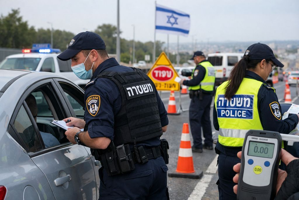 בדיקות משטרה בכביש