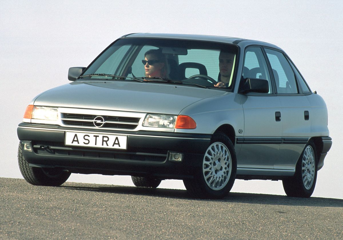Opel Astra 1991. Carrosserie, extérieur. Berline, 1 génération