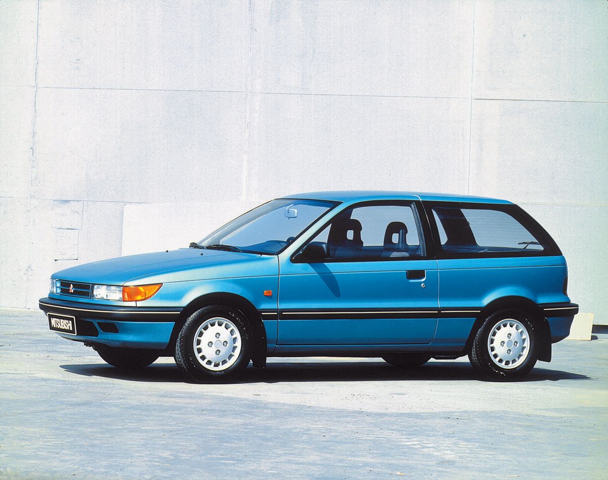 Mitsubishi Colt 1988. Carrosserie, extérieur. Hatchback 3-portes, 3 génération
