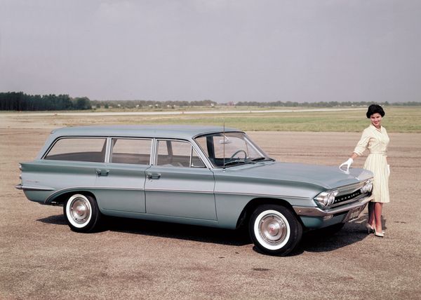 Oldsmobile F-85 1962. Carrosserie, extérieur. Break 5-portes, 1 génération, restyling 1