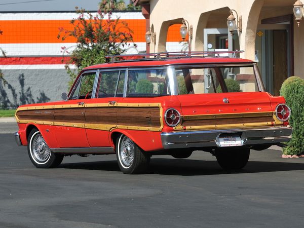 Ford Falcon 1964. Carrosserie, extérieur. Break 5-portes, 2 génération