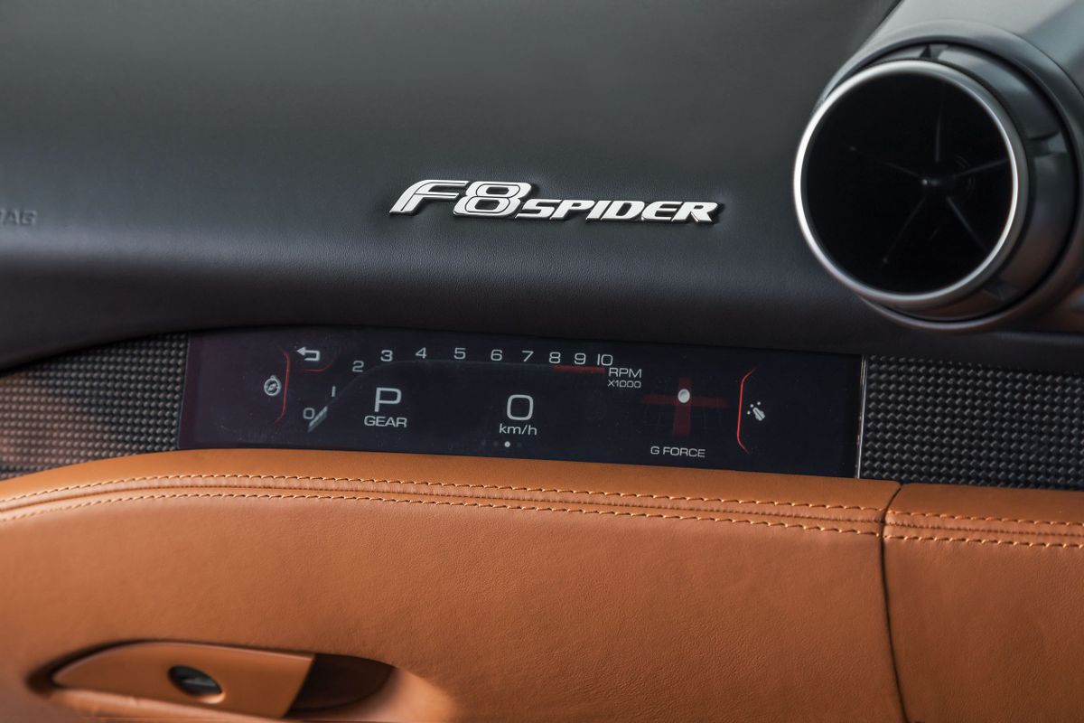 Ferrari F8 2019. Pièce d'intérieur. Roadster, 1 génération