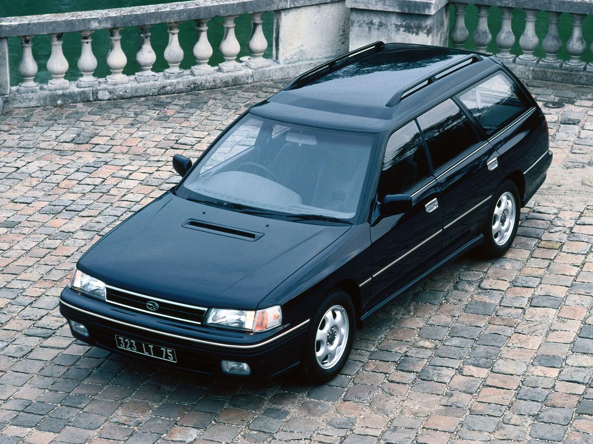 Subaru Legacy 1989. Carrosserie, extérieur. Break 5-portes, 1 génération