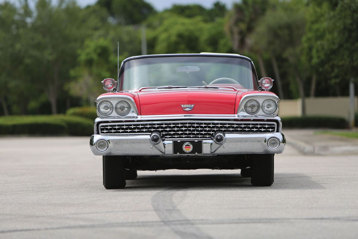 Ford Galaxie 1959. Carrosserie, extérieur. Cabriolet, 1 génération