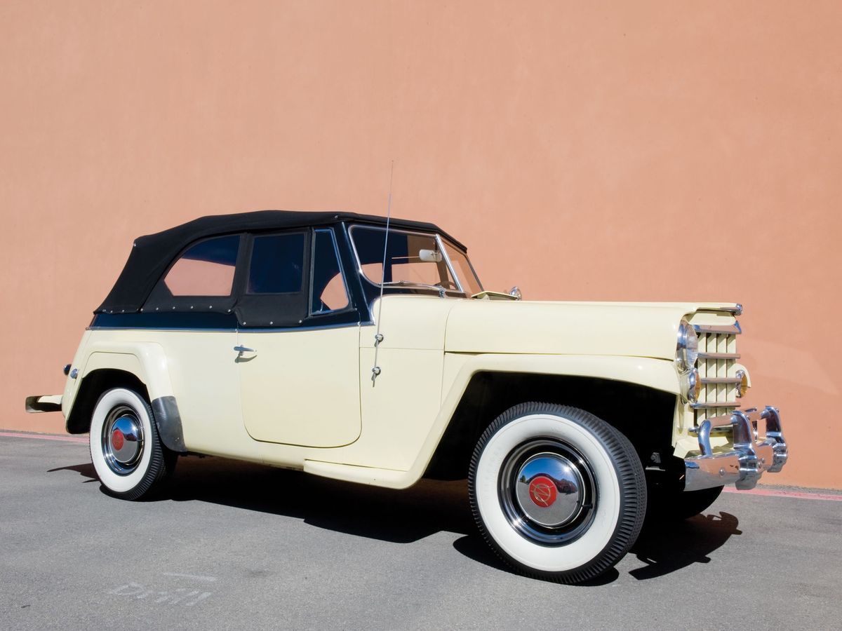 Willys Jeepster 1948. Carrosserie, extérieur. Cabriolet, 1 génération