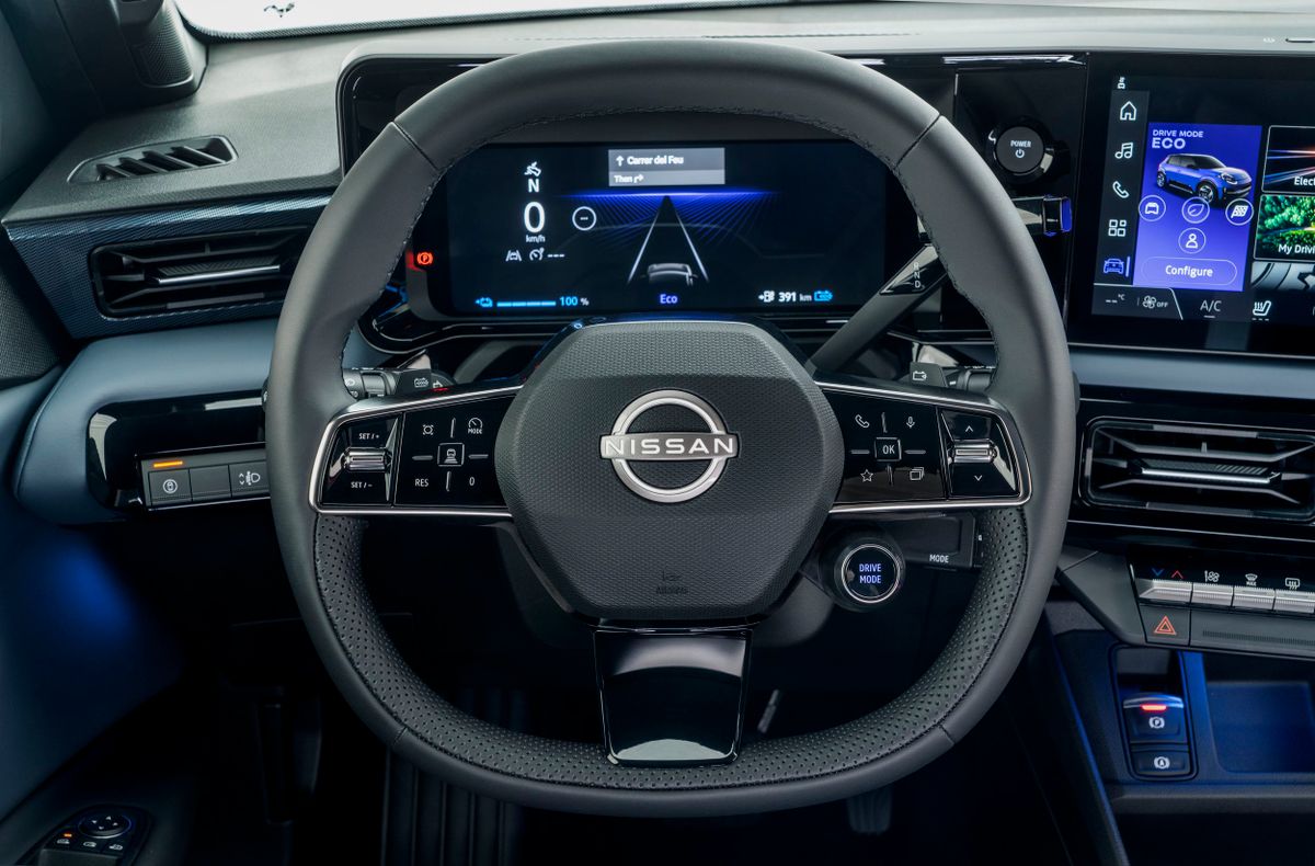Nissan Micra 2025. Панель приборов. Мини 5 дверей, 6 поколение