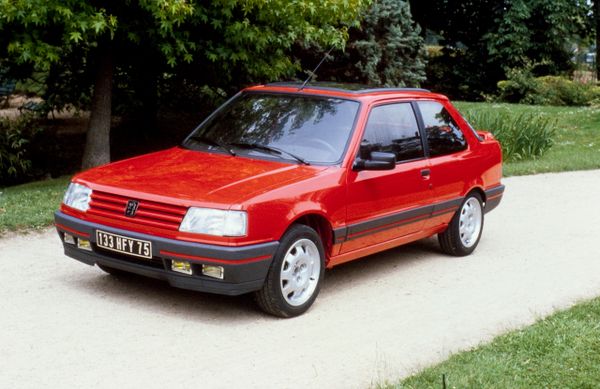 Peugeot 309 1989. Carrosserie, extérieur. Mini 3-portes, 1 génération, restyling