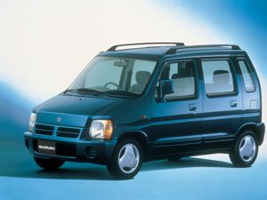 Suzuki Wagon R 1995. Carrosserie, extérieur. Monospace compact, 1 génération, restyling