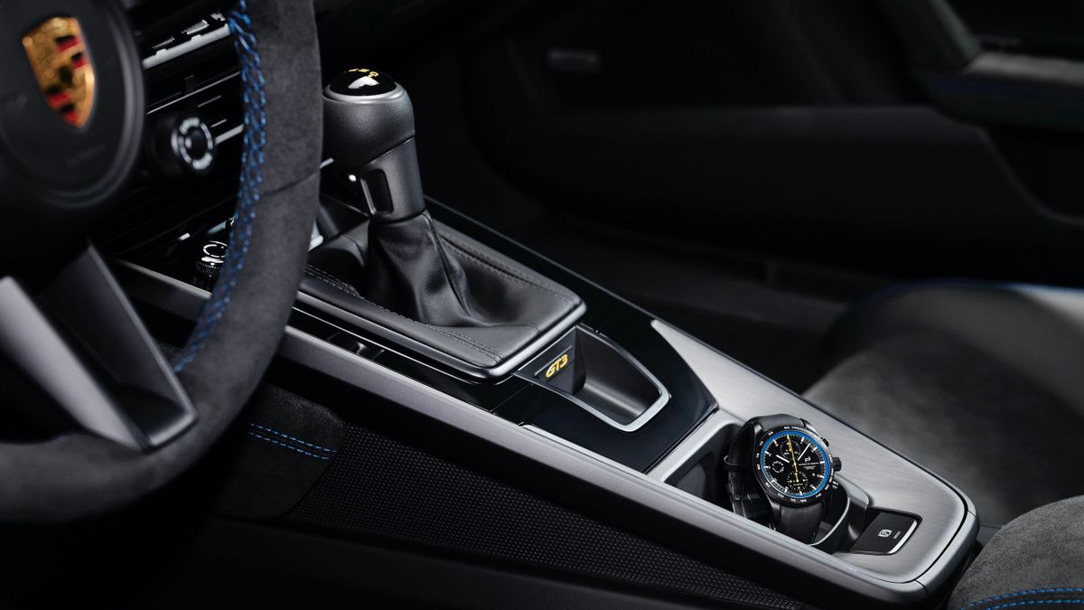 פורשה 911 GT3 ‏2021. קונסולת הילוכים מרכזית. קופה, 4 דור