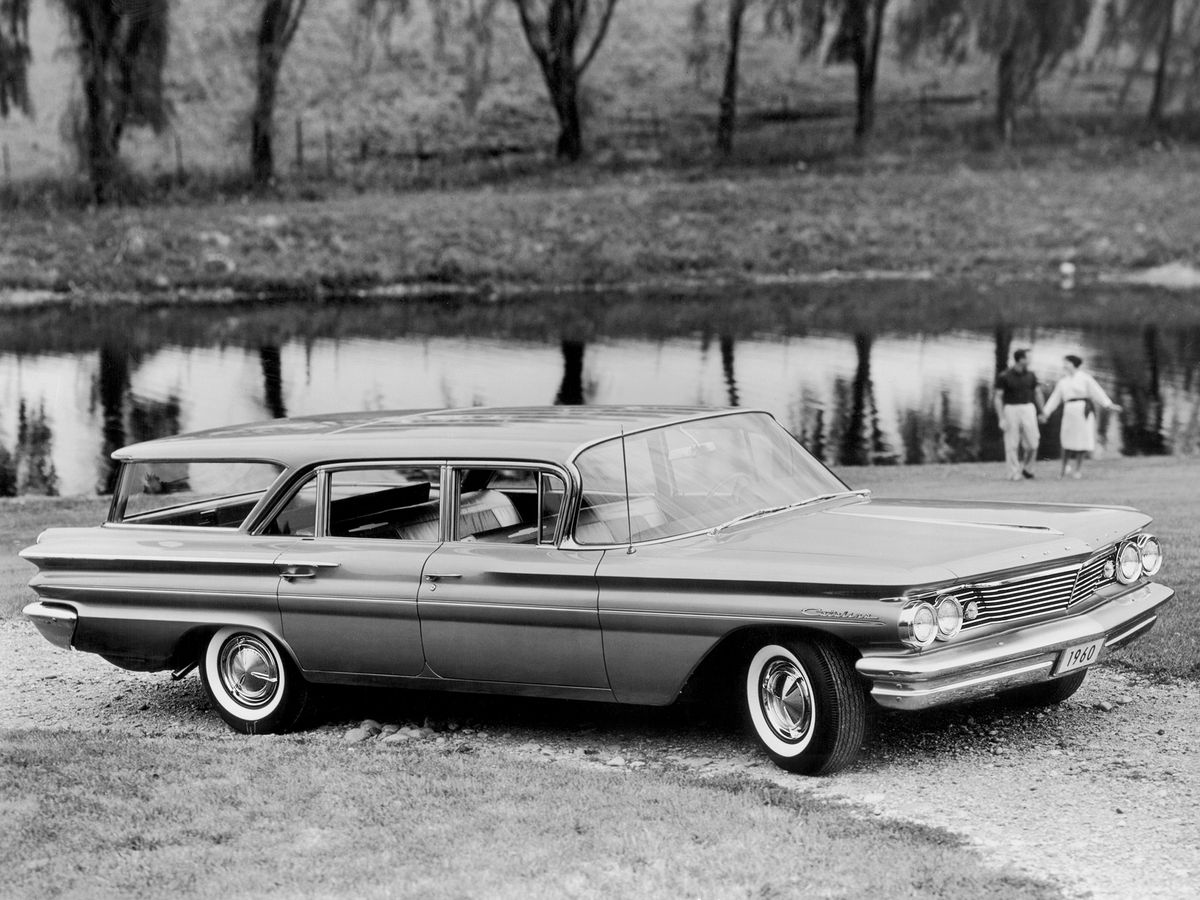 بونتياك كاتالينا 1959. الهيكل، المظهر الخارجي. ستيشن ٥ أبواب (صالون), 1 الجيل