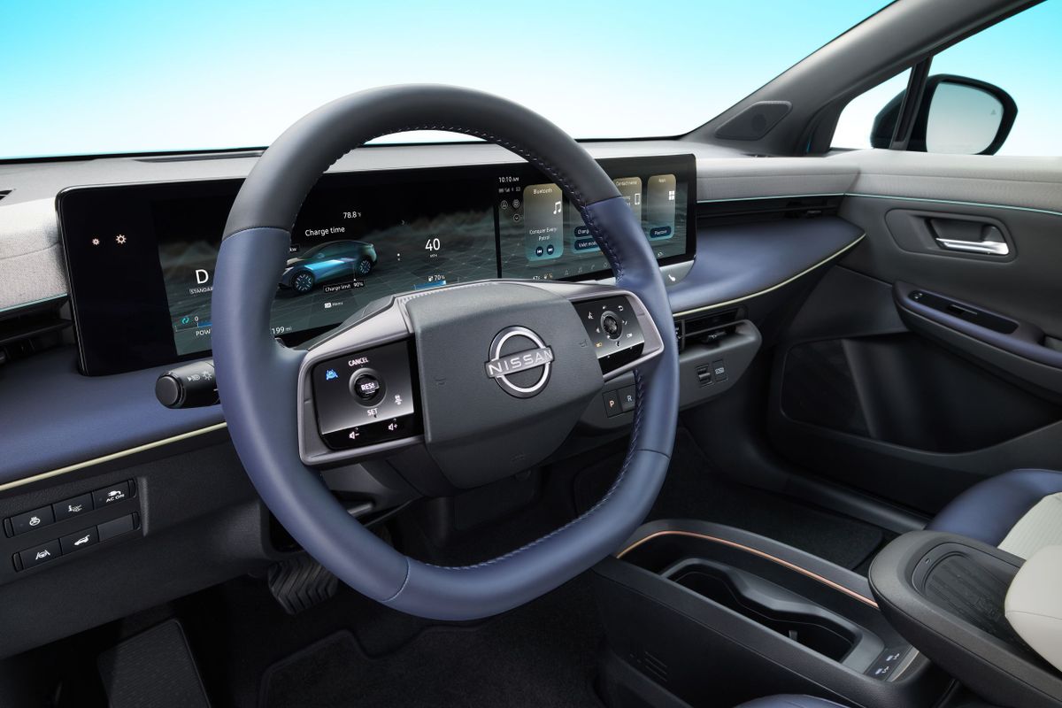 Nissan Leaf 2025. Руль. Хэтчбек 5 дв., 3 поколение
