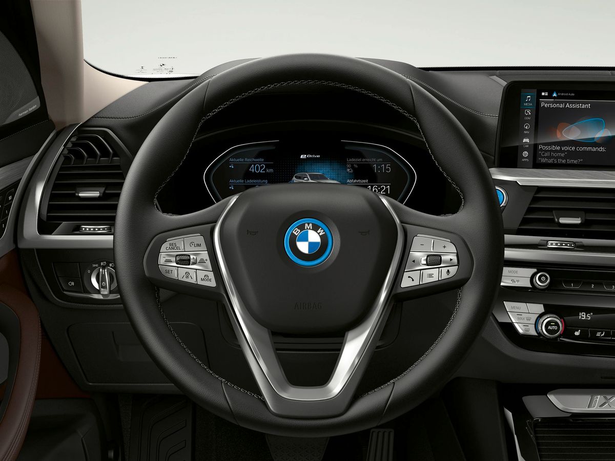 BMW iX3 2020. Steering wheel. SUV 5-doors, 1 generation