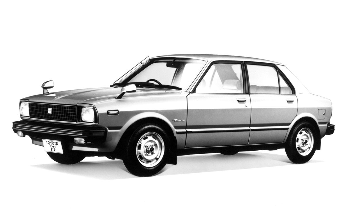 Toyota Tercel 1978. Carrosserie, extérieur. Berline, 1 génération