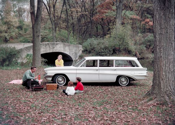 Oldsmobile F-85 1962. Carrosserie, extérieur. Break 5-portes, 1 génération, restyling 1