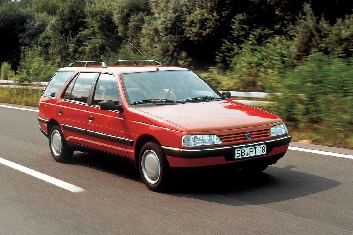 Peugeot 405 1988. Carrosserie, extérieur. Break 5-portes, 1 génération