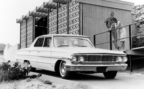 Ford Galaxie 1960. Carrosserie, extérieur. Berline, 2 génération