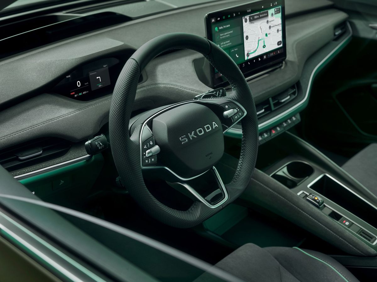 Skoda Enyaq iV 2025. Руль. Внедорожник 5 дв., 1 поколение, рестайлинг