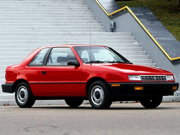 Plymouth Sundance 1986. Carrosserie, extérieur. Coupé, 1 génération