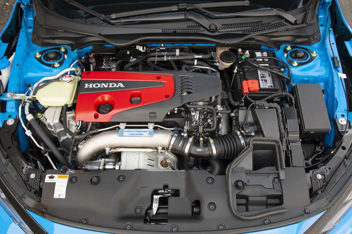 Honda Civic Type R 2020. Moteur. Hatchback 5-portes, 10 génération, restyling