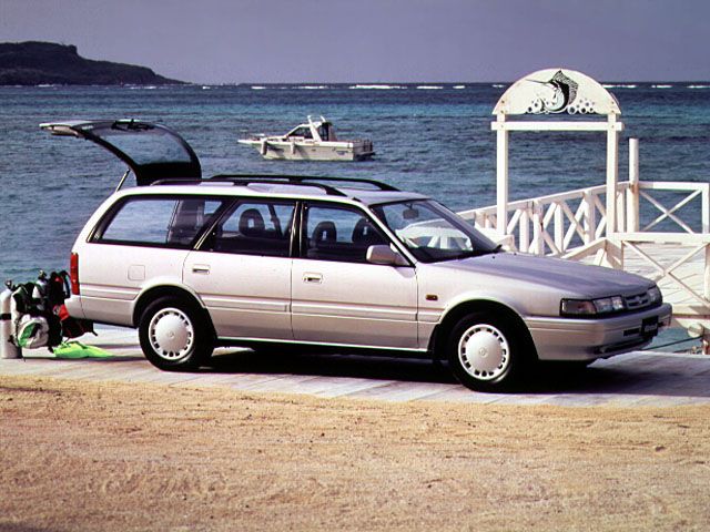 Mazda 626 1987. Carrosserie, extérieur. Break 5-portes, 3 génération