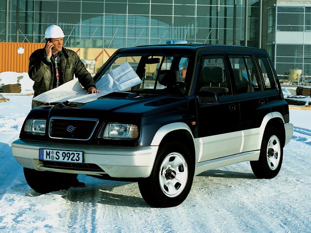 סוזוקי ויטרה ‏1990. מרכב, צורה. רכב שטח 5 דלתות, 1 דור