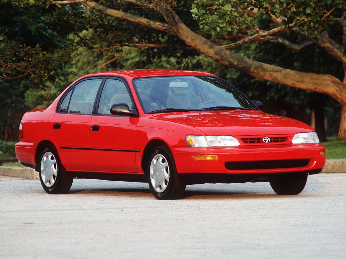 Toyota Corolla 1991. Bodywork, Exterior. Sedan, 7 generation