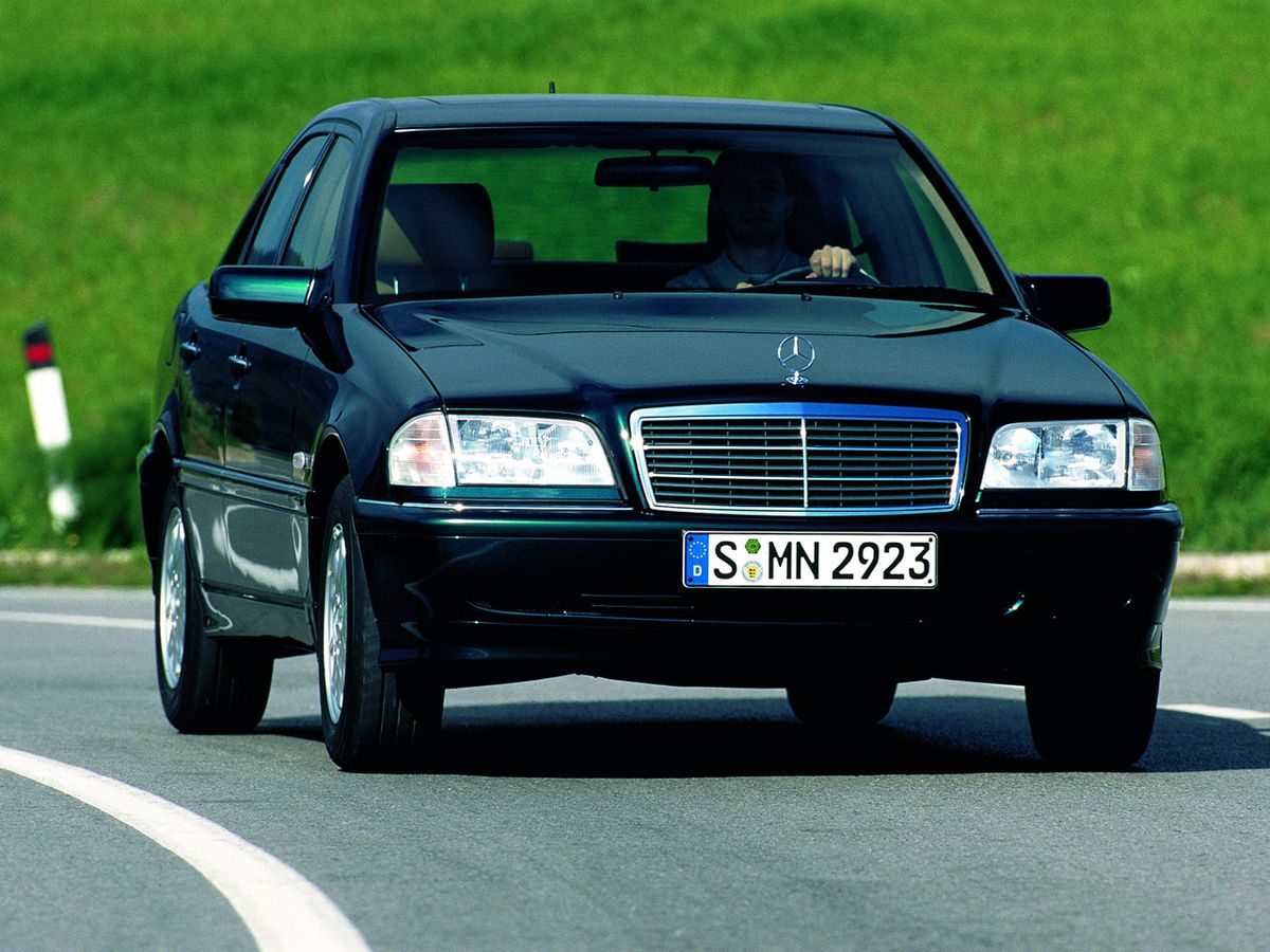 Mercedes C-Class 1997. Carrosserie, extérieur. Berline, 1 génération, restyling