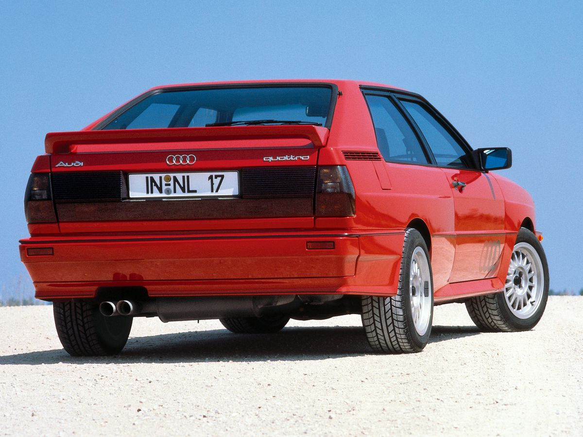 Audi Quattro 1985. Carrosserie, extérieur. Coupé, 1 génération, restyling