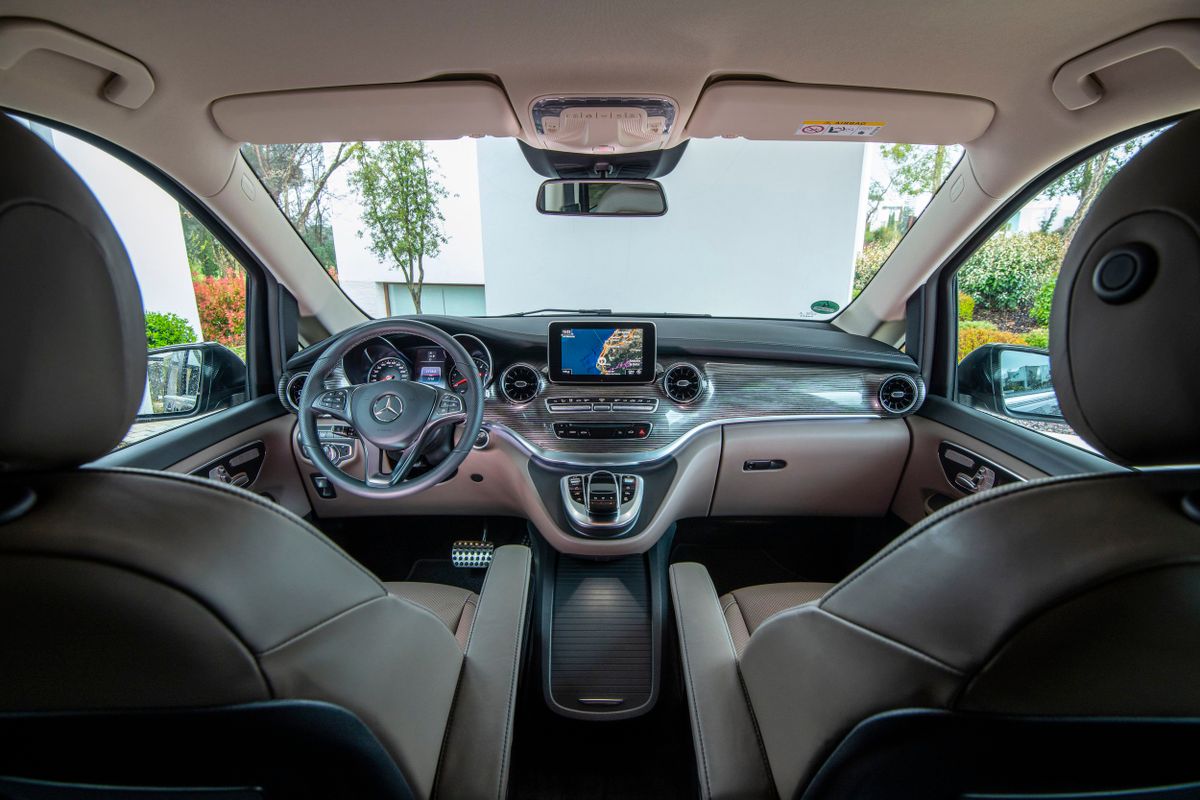 Mercedes V-Class 2019. Front seats. Minivan, 3 generation, restyling
