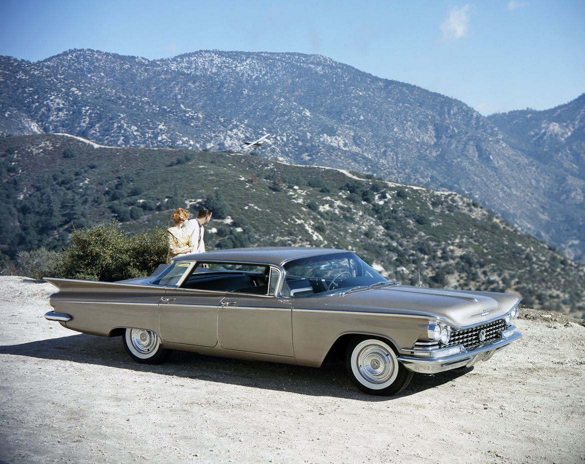 Buick LeSabre 1959. Carrosserie, extérieur. Berline sans pilier central, 1 génération