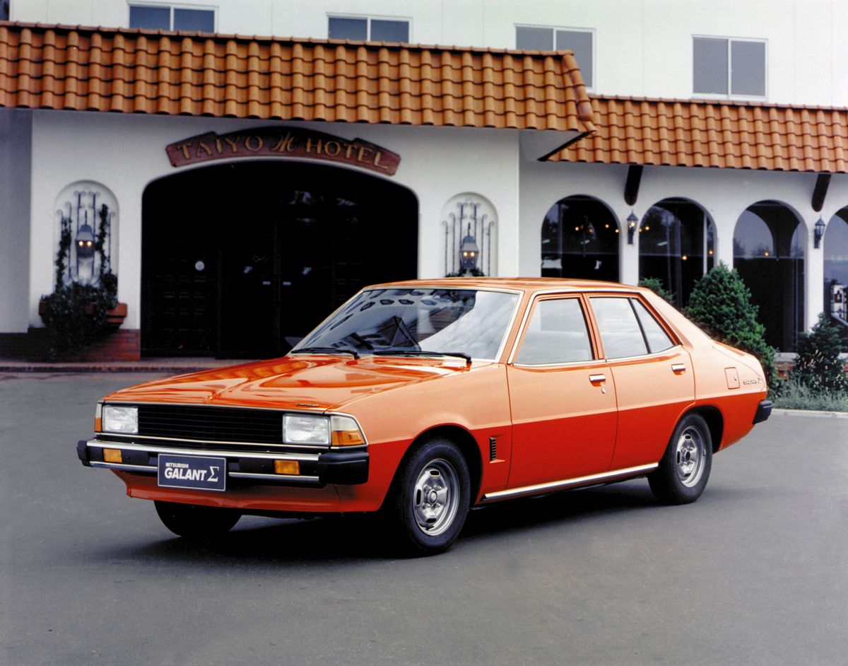 Mitsubishi Galant 1976. Bodywork, Exterior. Sedan, 3 generation