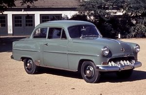 אופל אולימפיה 1953. מרכב, צורה. סדאן 2 דלתות, 4 דור
