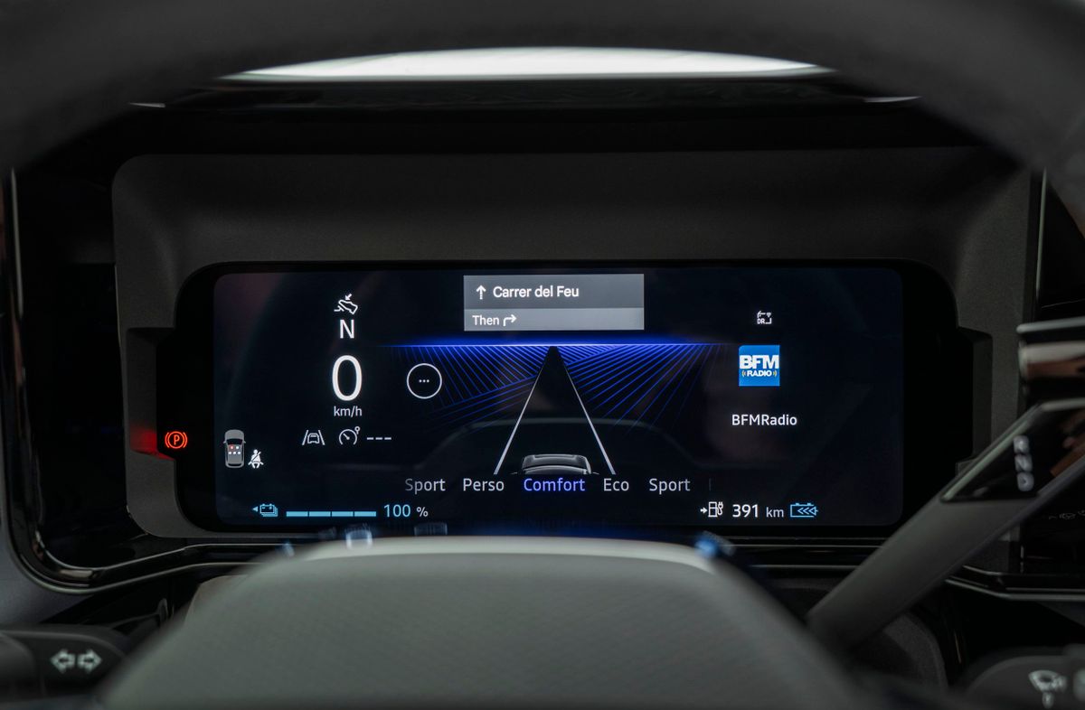 Nissan Micra 2025. Панель приборов. Мини 5 дверей, 6 поколение
