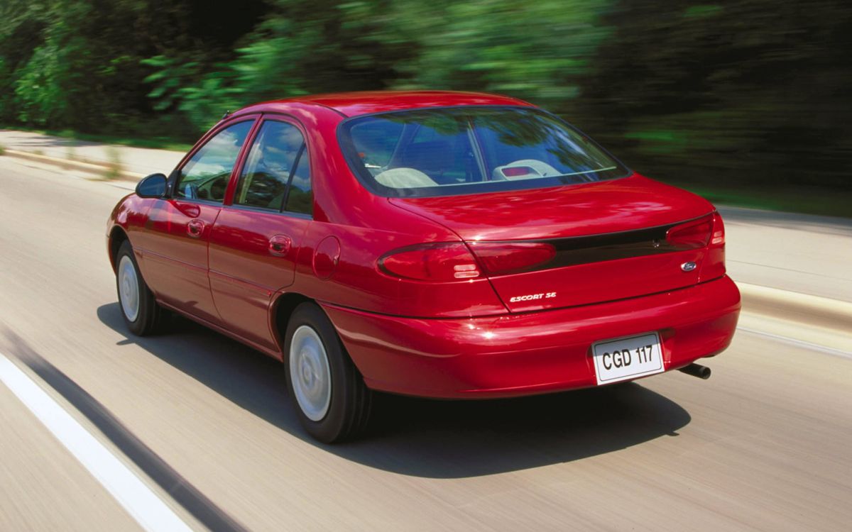 Ford Escort (North America) 1996. Carrosserie, extérieur. Berline, 3 génération