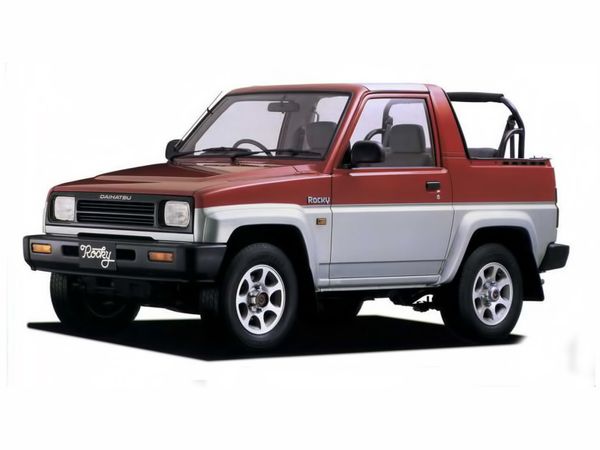 دايهاتسو روكي 1990. الهيكل، المظهر الخارجي. SUV كشف (كابريوليت), 1 الجيل