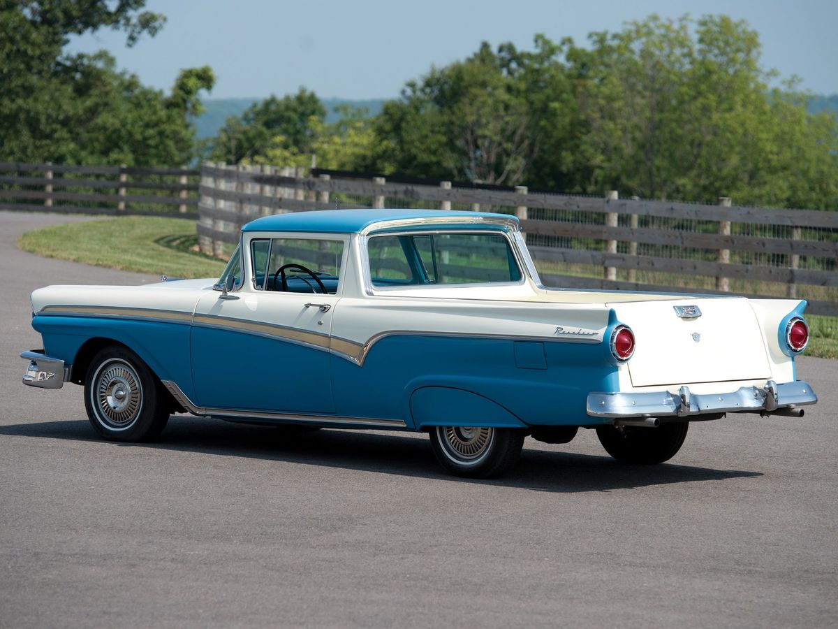 Ford Ranchero 1957. Bodywork, Exterior. Pickup single-cab, 1 generation