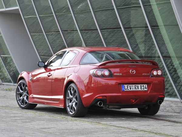 Мазда RX-8 2008. Кузов, экстерьер. Купе, 1 поколение, рестайлинг