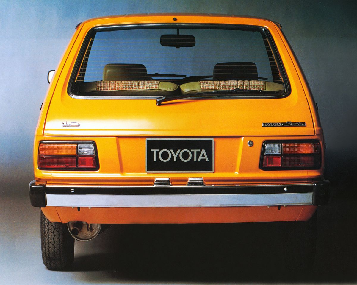 Тойота Старлет 1978. Кузов, экстерьер. Мини 3 двери, 2 поколение