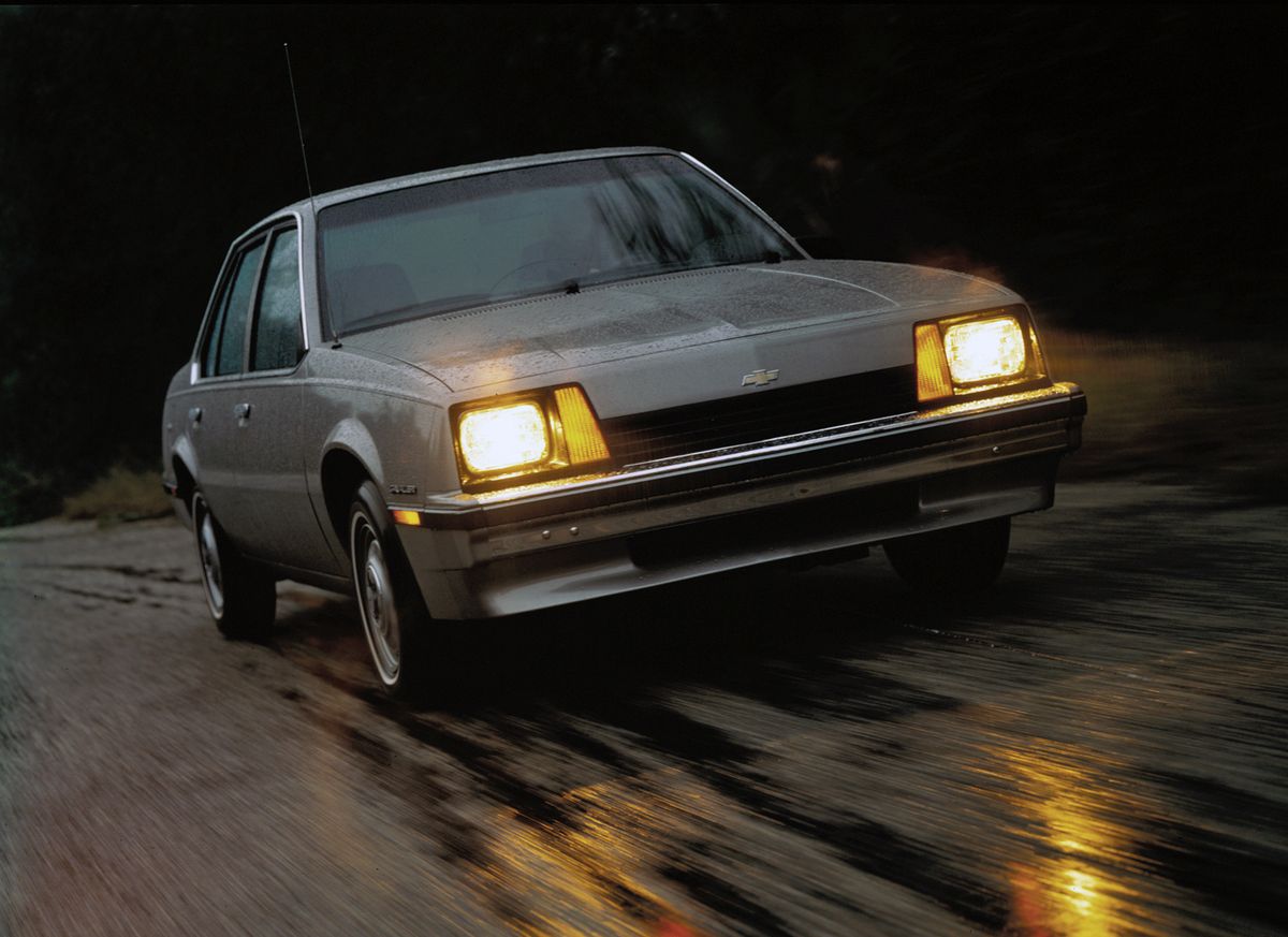 Chevrolet Cavalier 1982. Carrosserie, extérieur. Berline, 1 génération