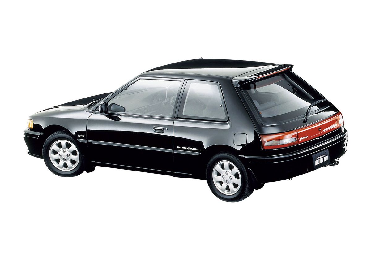 Mazda Familia 1989. Carrosserie, extérieur. Hatchback 3-portes, 7 génération