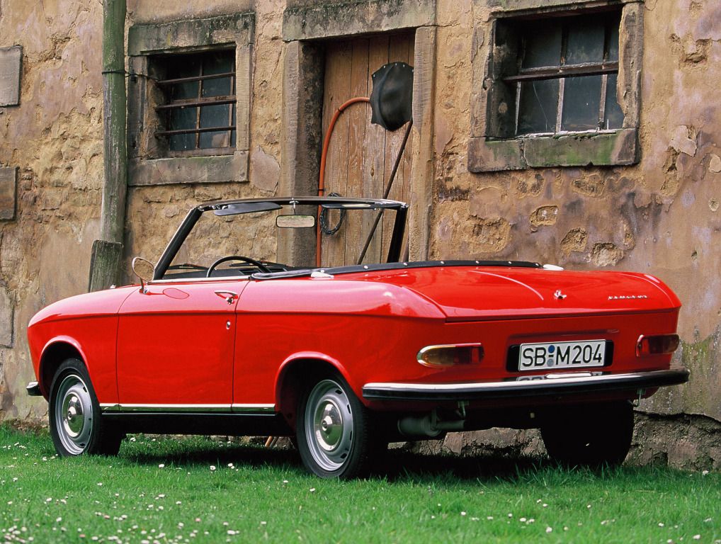 Peugeot 204 1965. Bodywork, Exterior. Cabrio, 1 generation