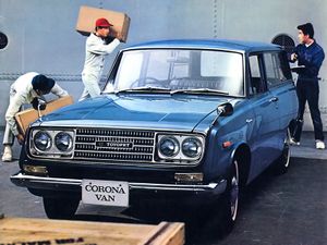 Toyota Corona 1964. Carrosserie, extérieur. Break 3-portes, 3 génération