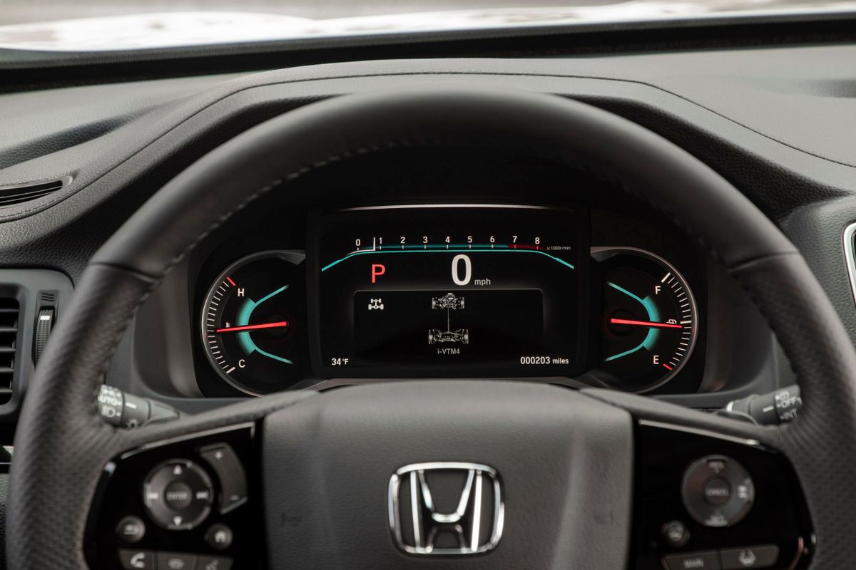 Honda Passport 2019. Dashboard. SUV 5-doors, 3 generation