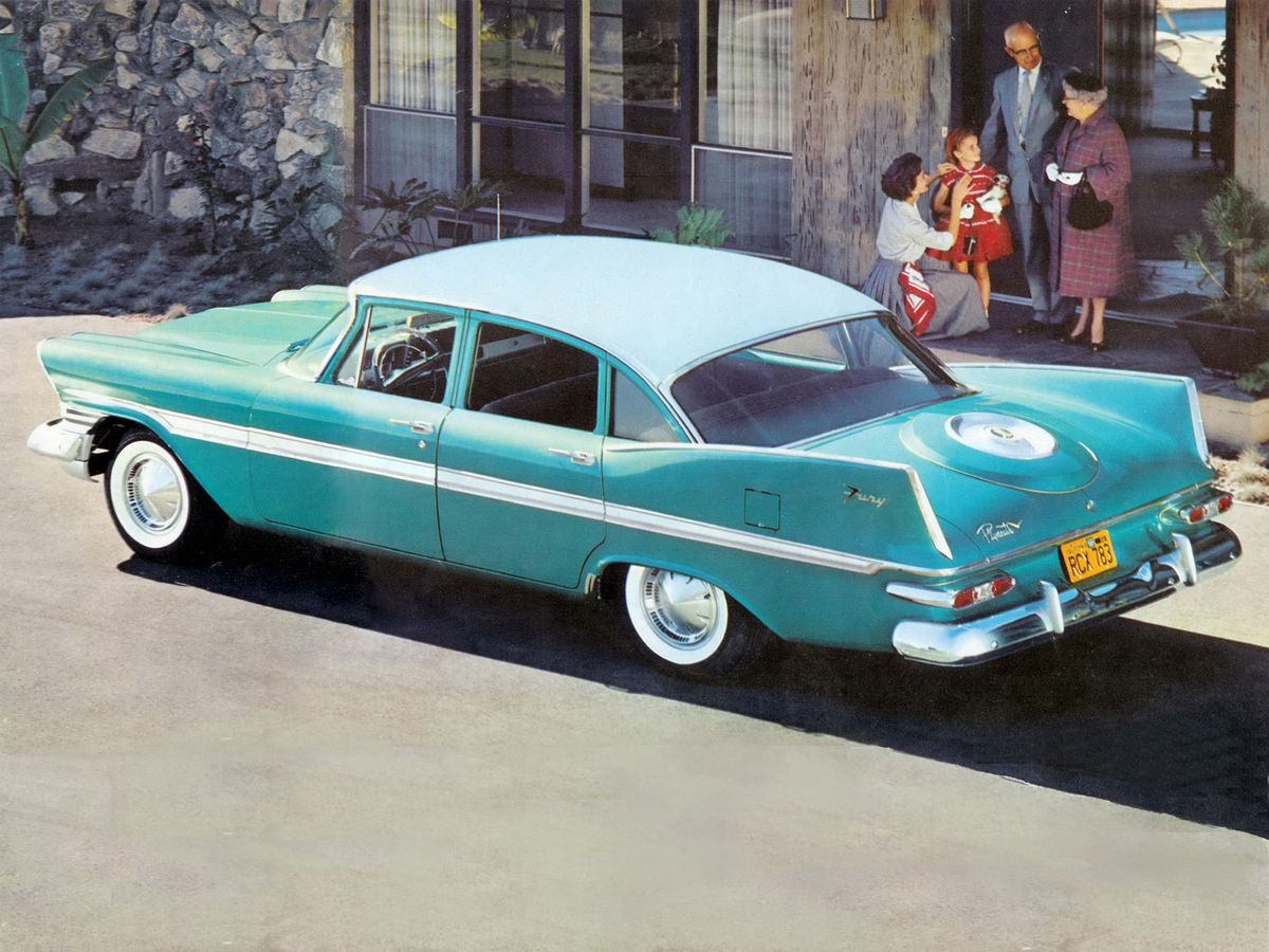 Plymouth Fury 1959. Carrosserie, extérieur. Berline, 1 génération