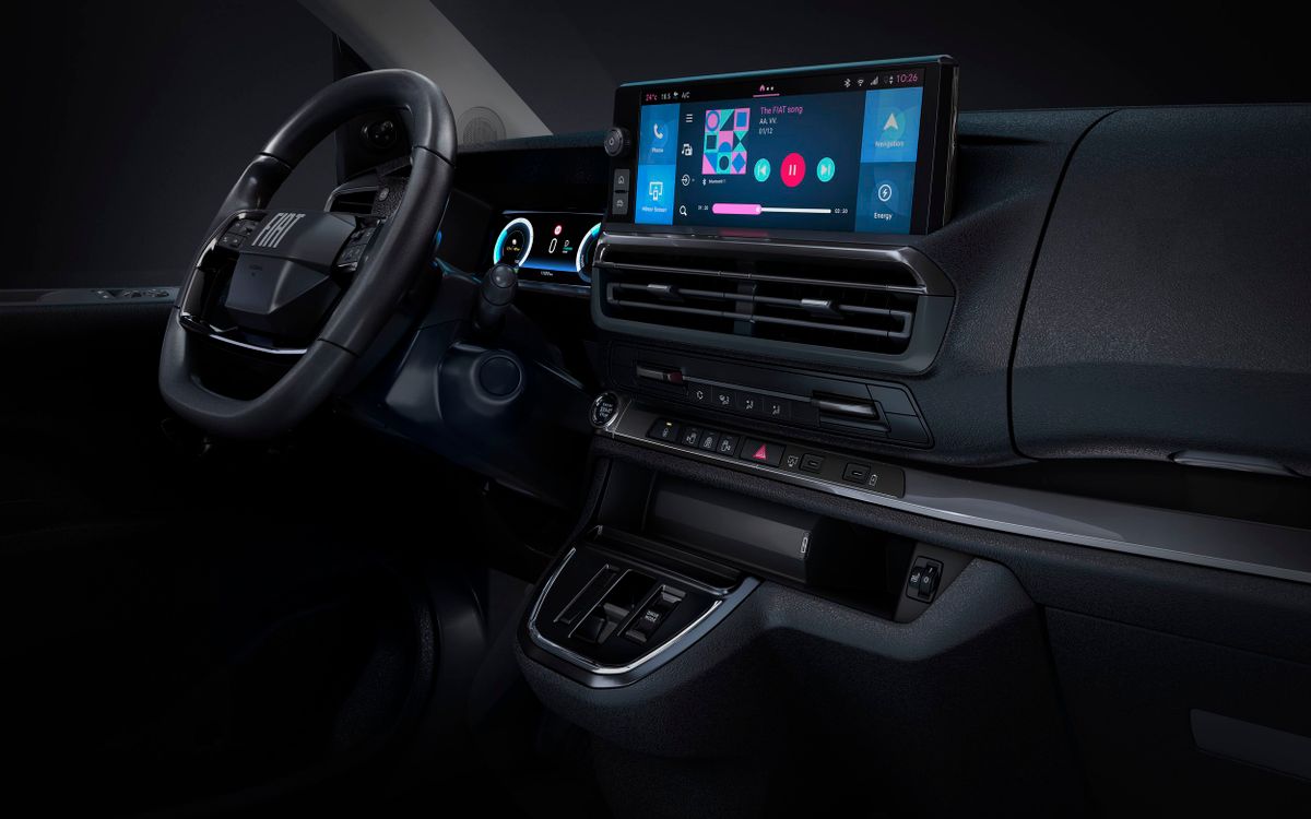 Fiat Ulysse 2024. Мультимедиа. Минивэн Лонг, 3 поколение, рестайлинг